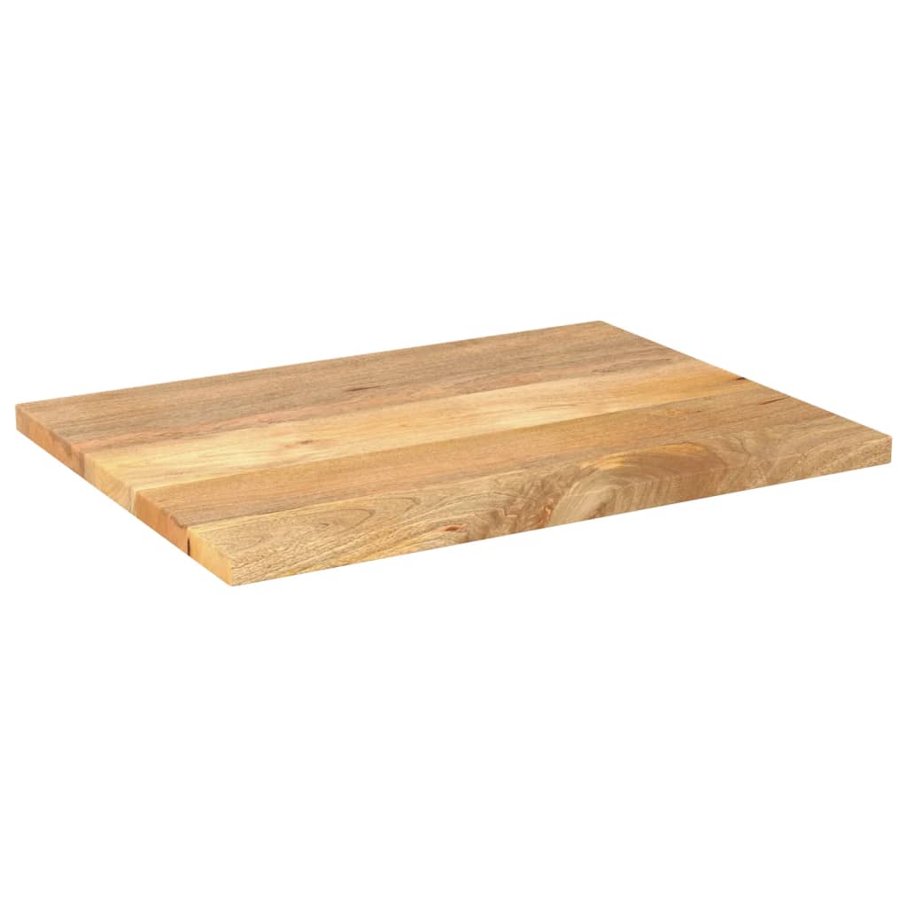 vidaXL Tablero de mesa rectangular madera maciza mango 80x70x3,8 cm