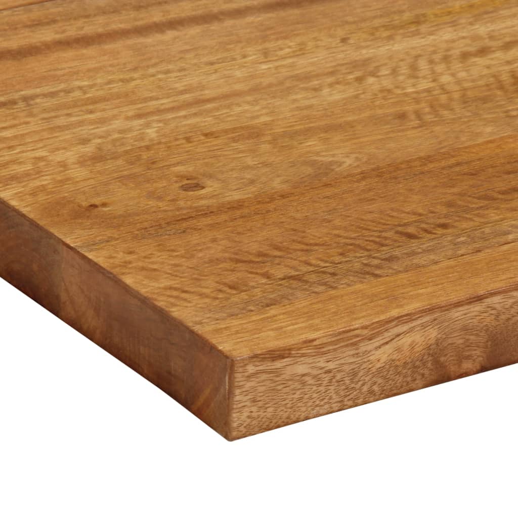 vidaXL Tablero de mesa rectangular madera maciza mango 80x20x2,5 cm