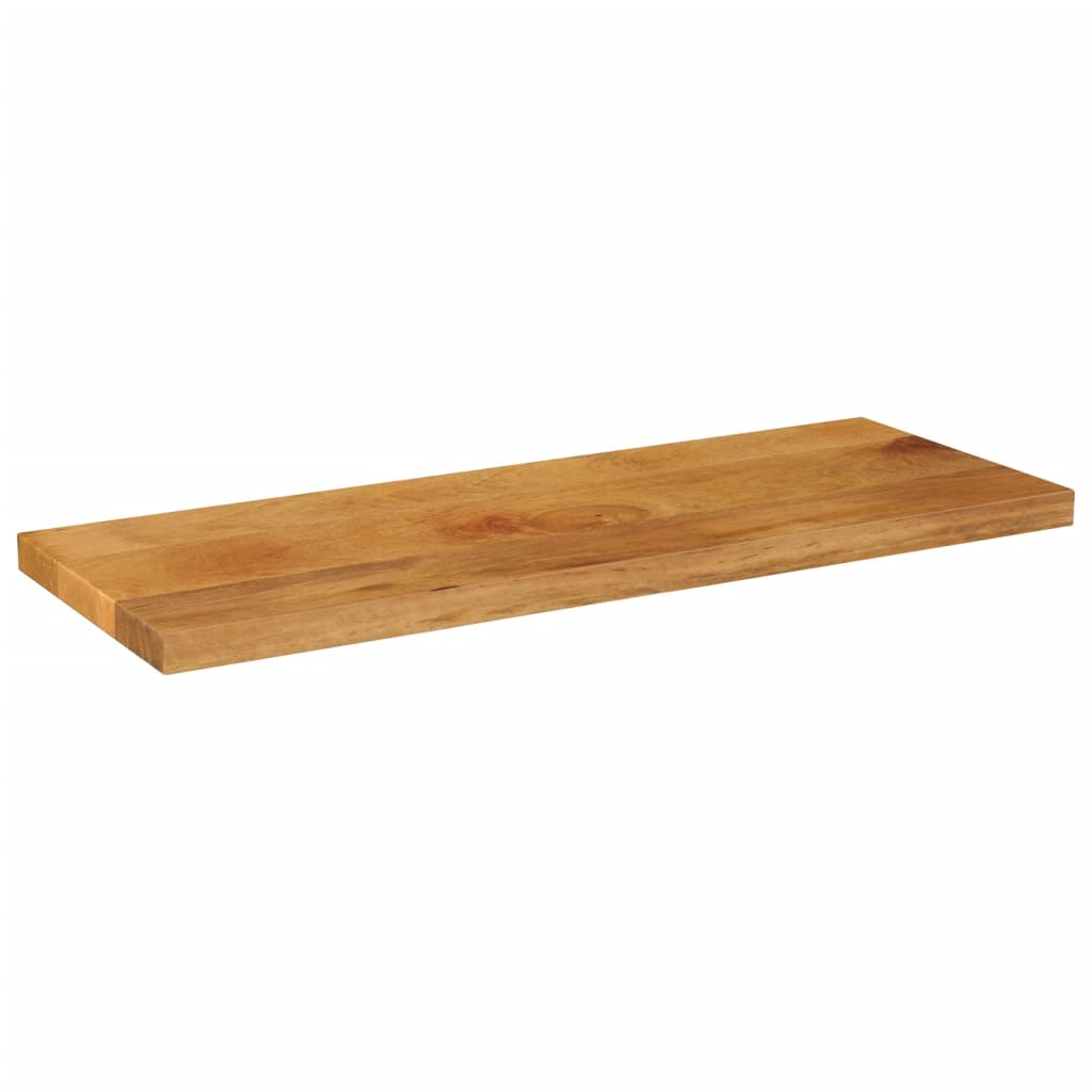 vidaXL Tablero de mesa rectangular madera maciza mango 80x20x3,8 cm