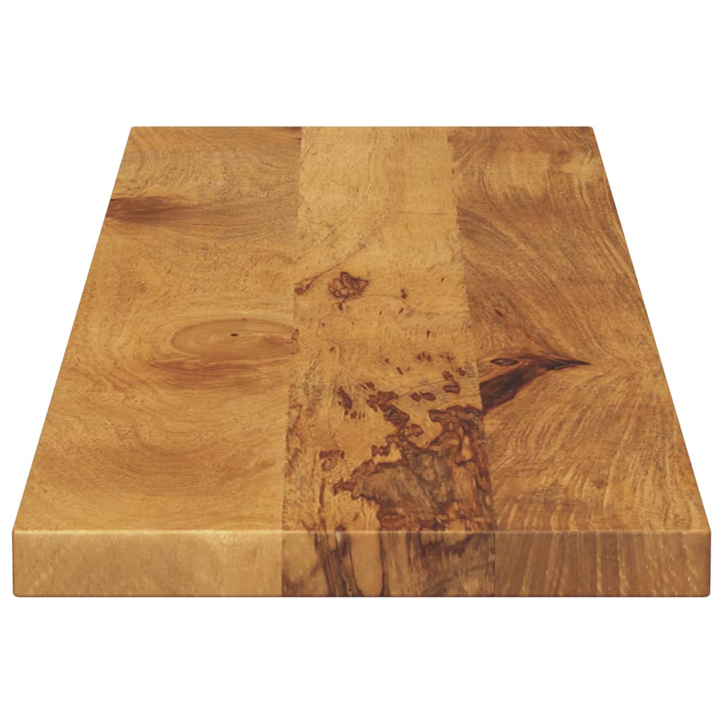 vidaXL Tablero de mesa rectangular madera maciza mango 110x40x3,8 cm