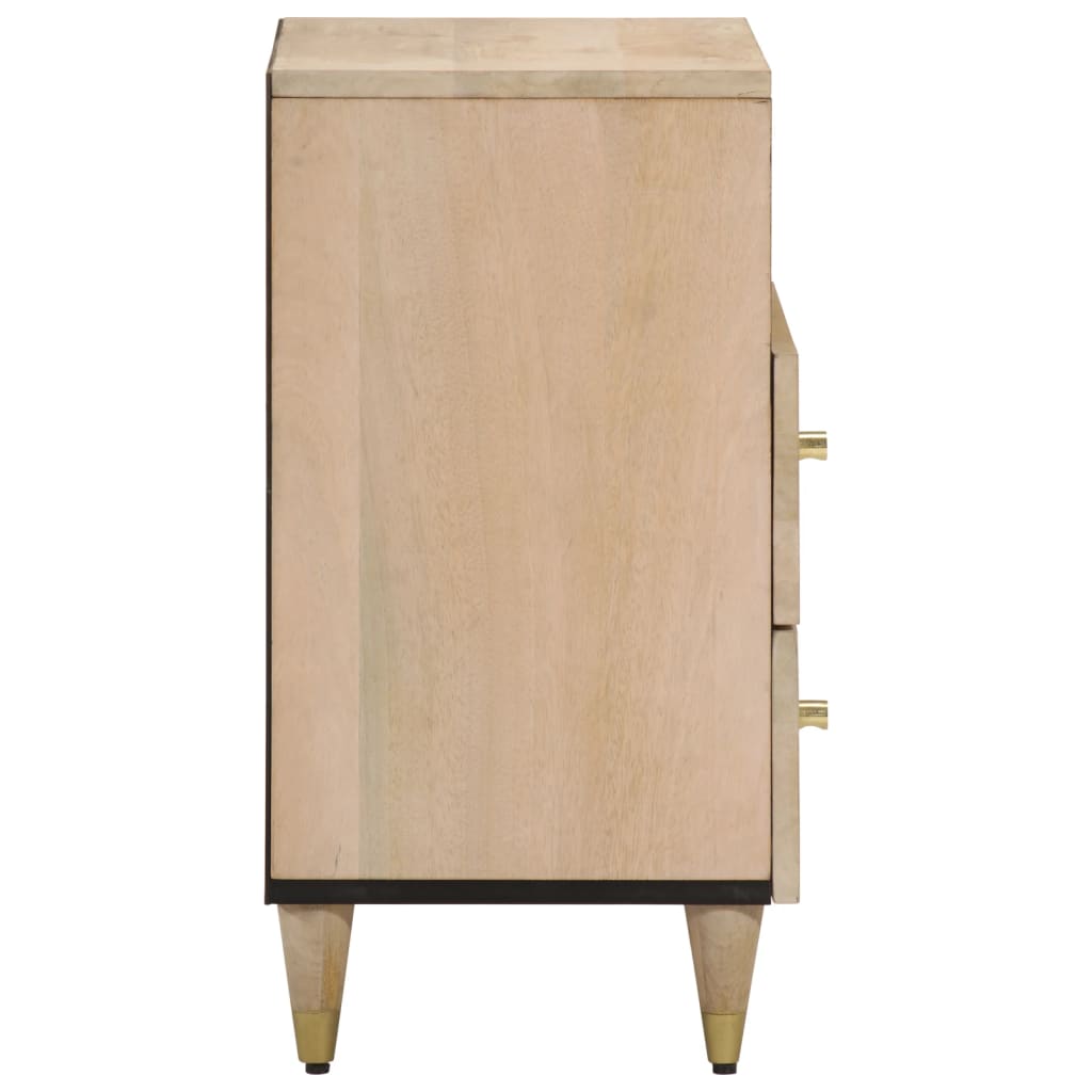 vidaXL Mesita de noche madera maciza de mango 50x33x60 cm