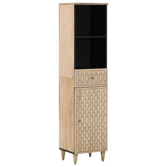 vidaXL Mueble de baño madera maciza de mango 38x33x160 cm