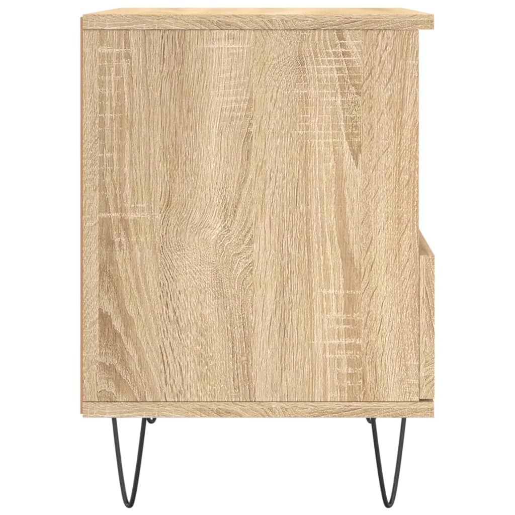 vidaXL Mesita de noche madera de ingeniería roble Sonoma 40x35x50 cm