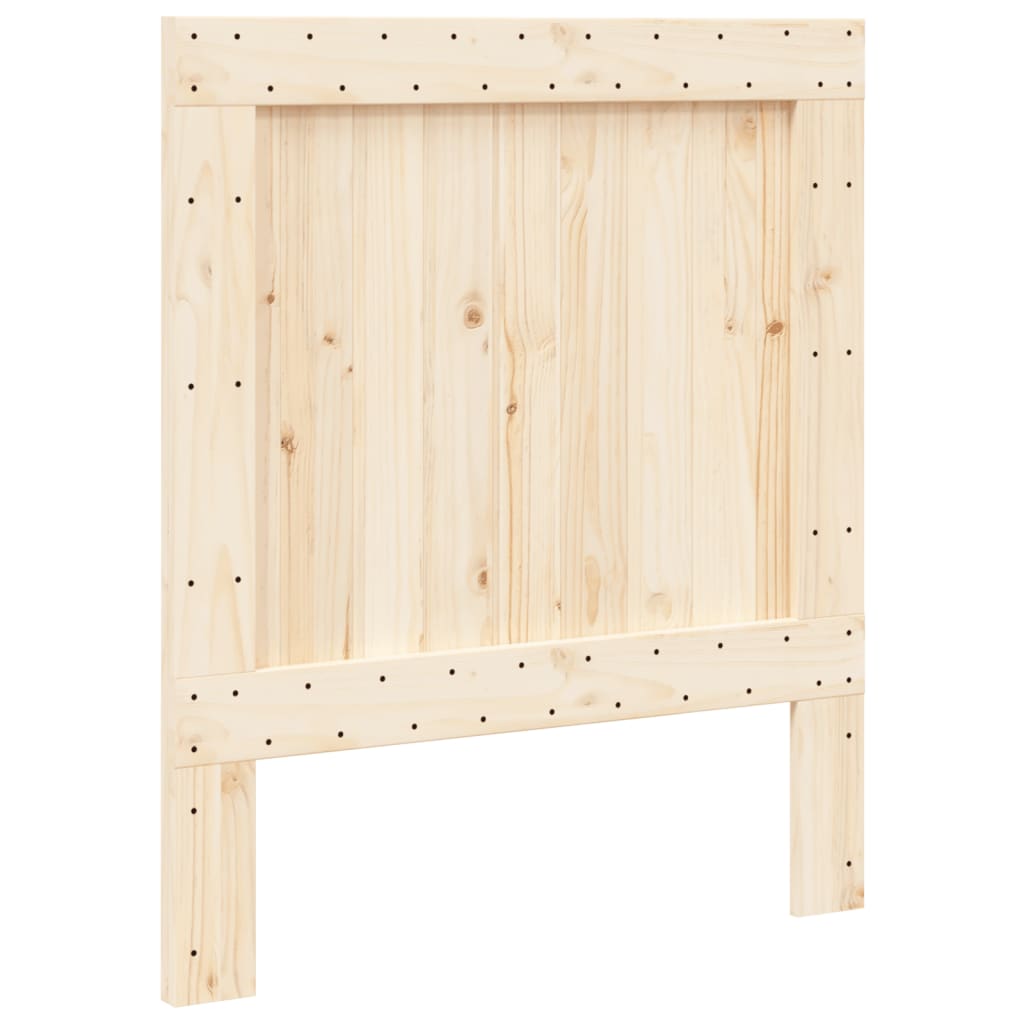 vidaXL Cabecero de cama madera maciza de pino 80x104 cm