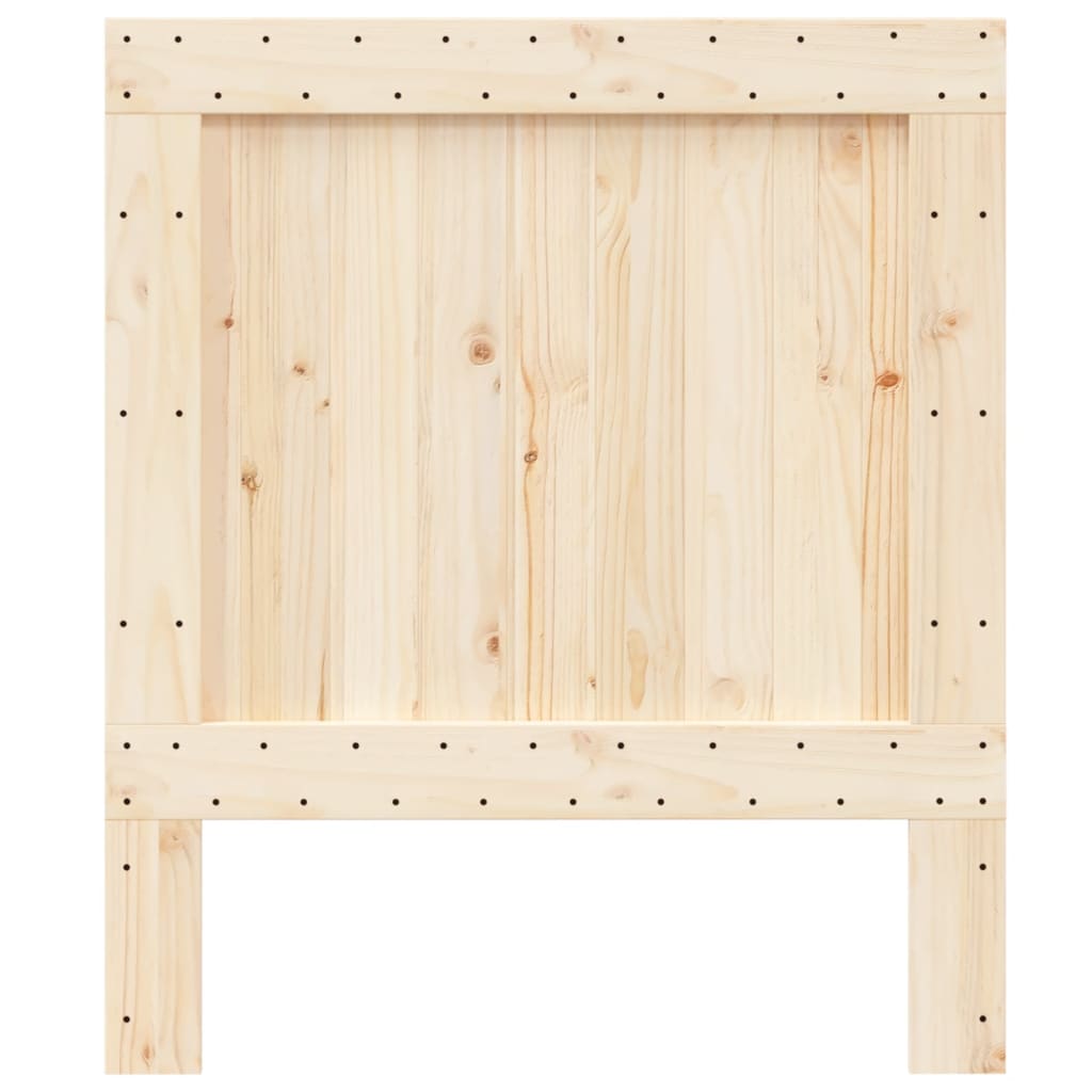 vidaXL Cabecero de cama madera maciza de pino 80x104 cm