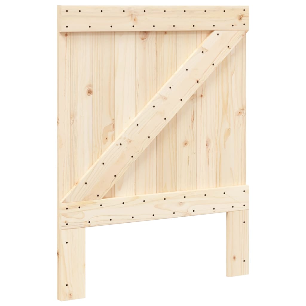 vidaXL Cabecero de cama madera maciza de pino 80x104 cm