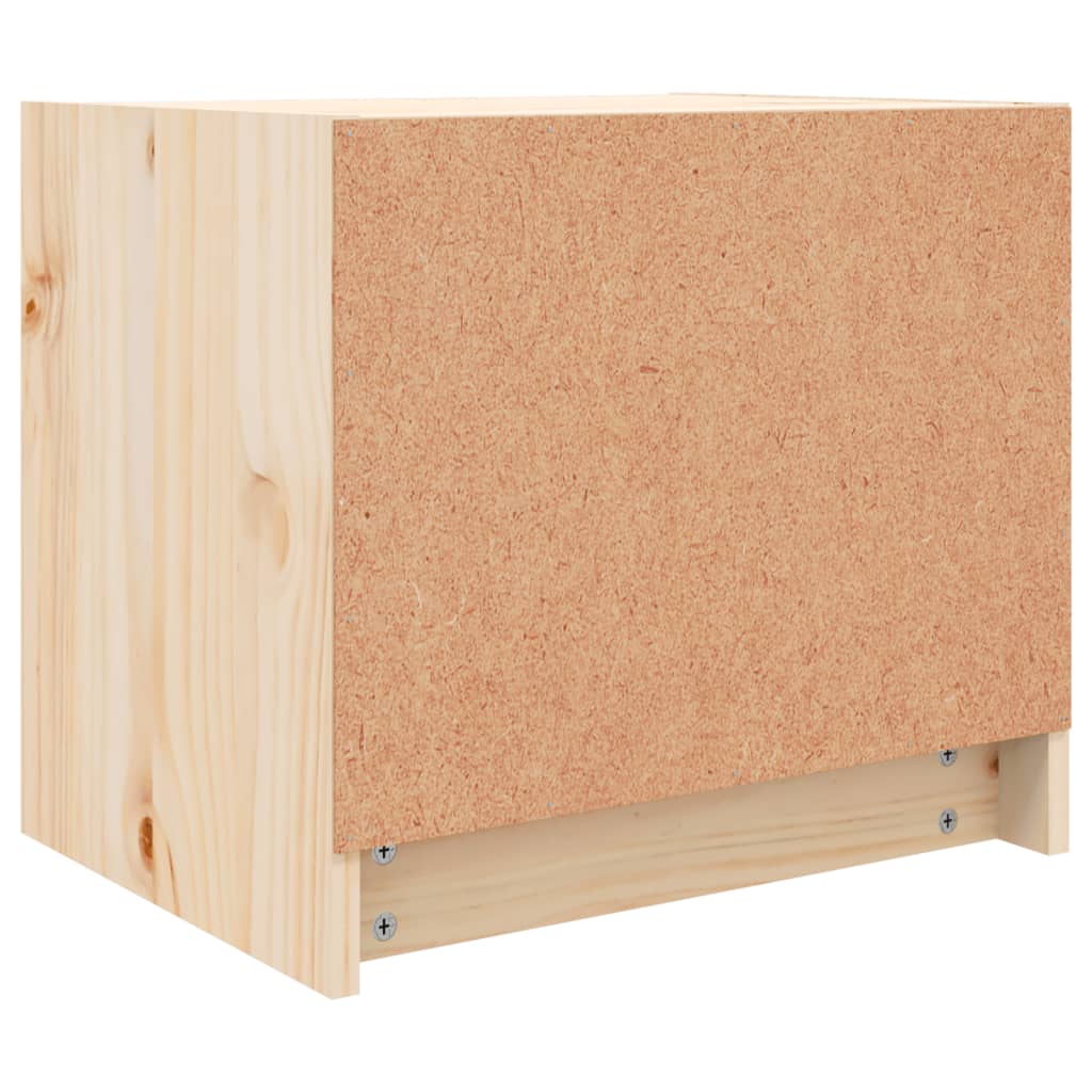 vidaXL Mesitas de noche 2 uds madera maciza de pino 40x31x35,5 cm