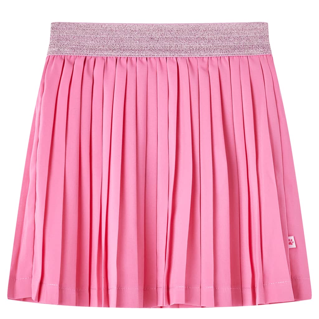 Falda plisada infantil rosa 104