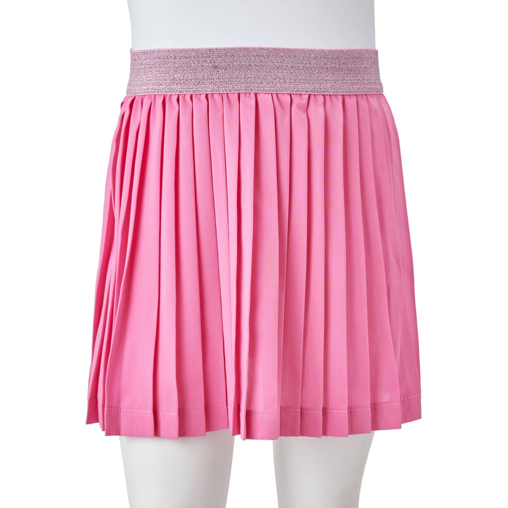 Falda plisada infantil rosa 104