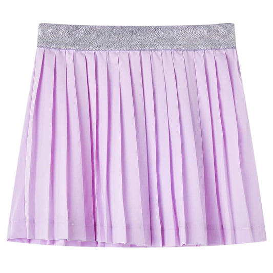 Falda plisada infantil color lila 104