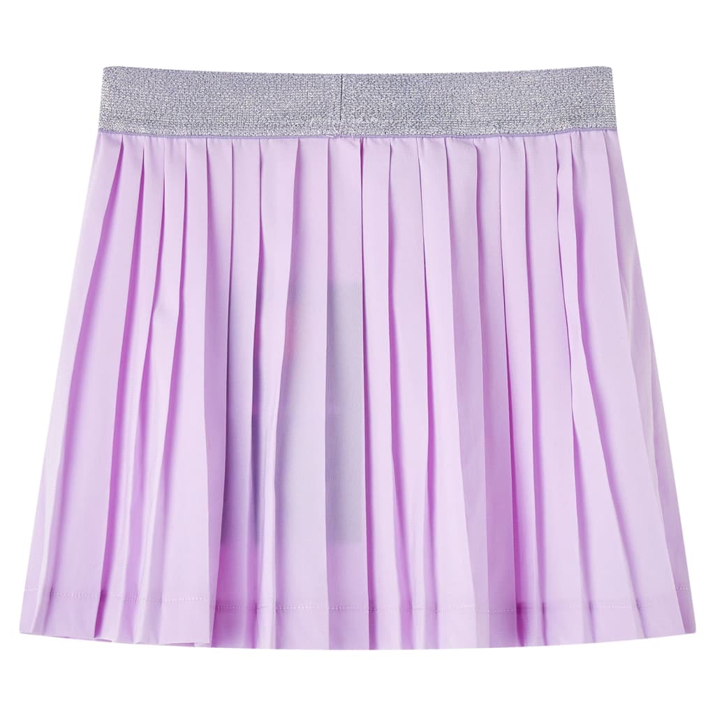 Falda plisada infantil color lila 104