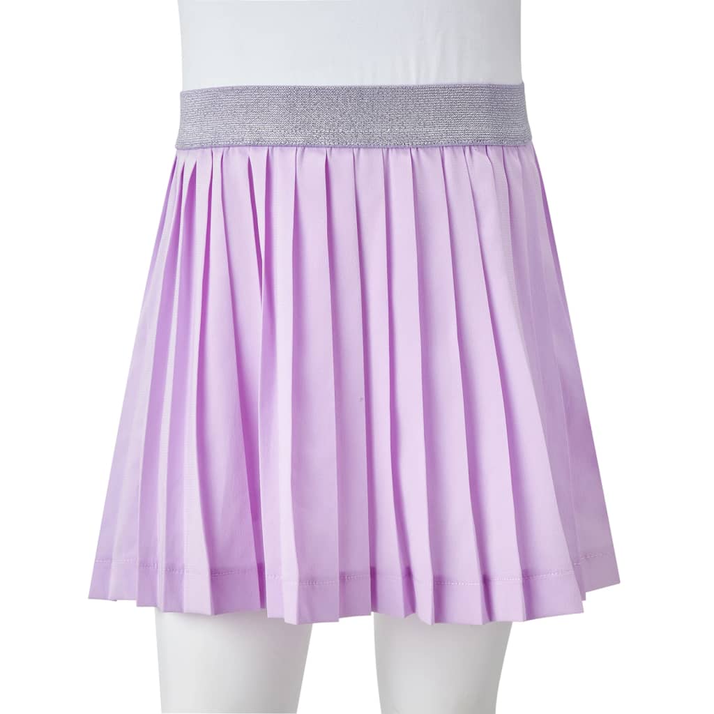 Falda plisada infantil color lila 104