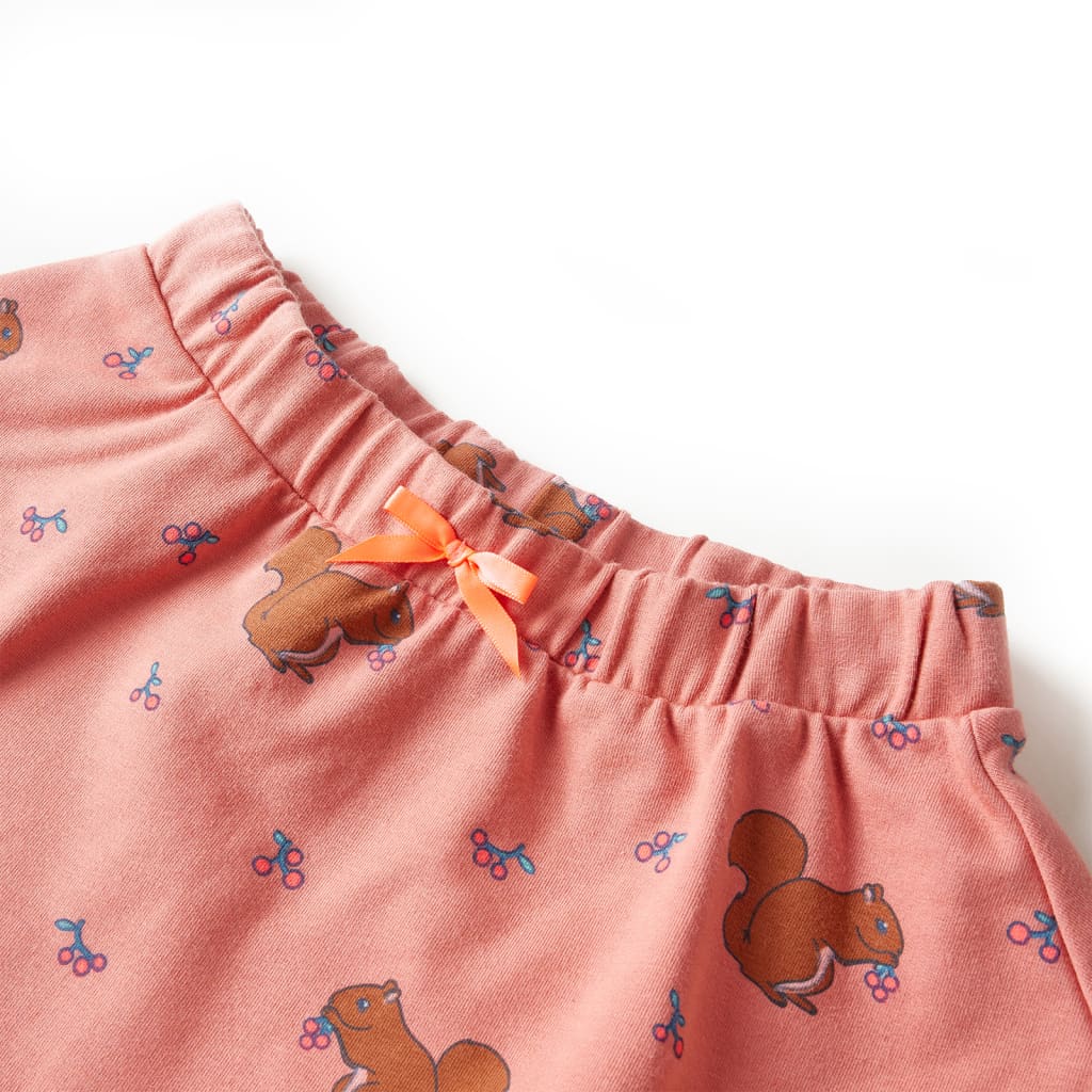 Falda infantil rosa palo 140