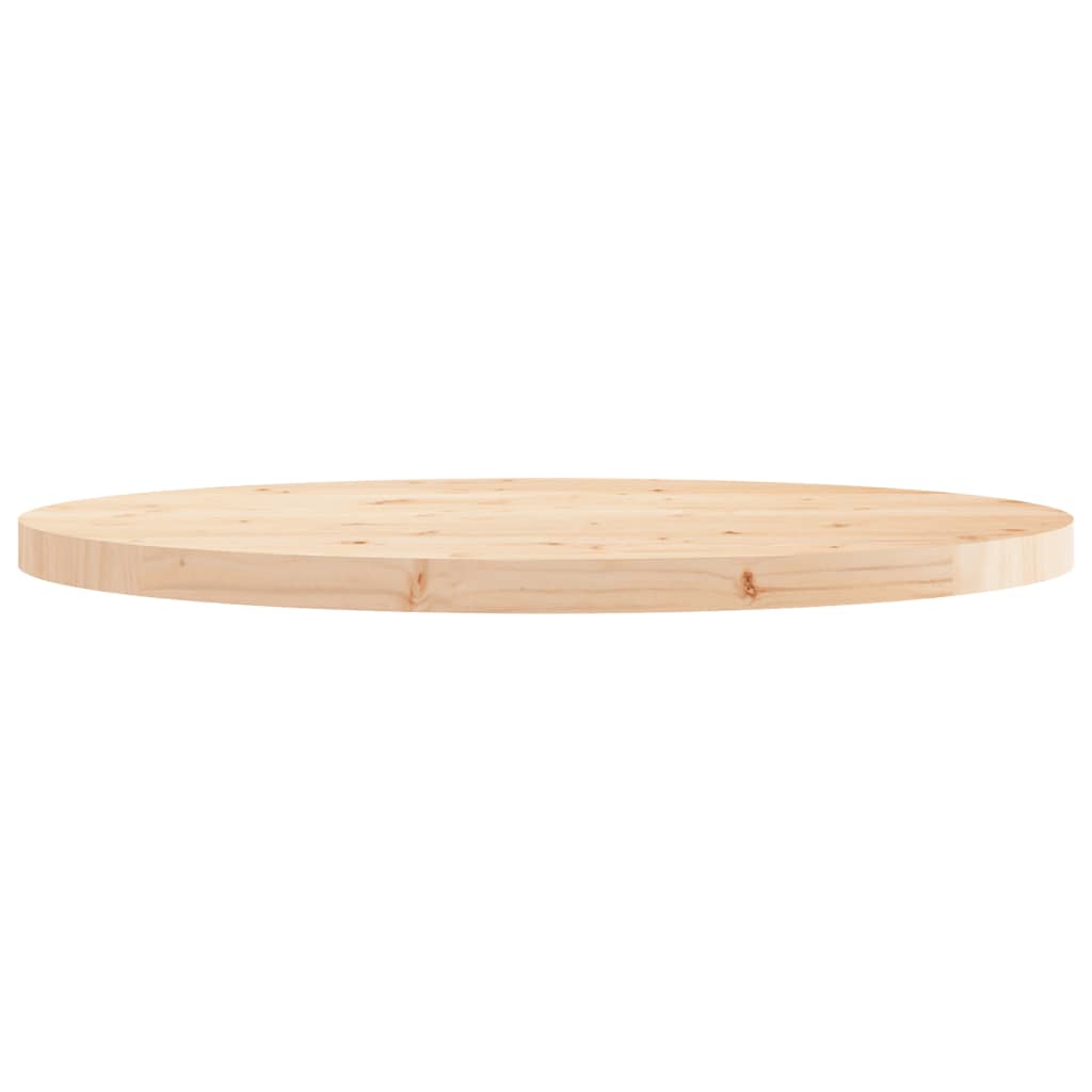 vidaXL Tablero de mesa redondo madera maciza de pino Ø90x3 cm