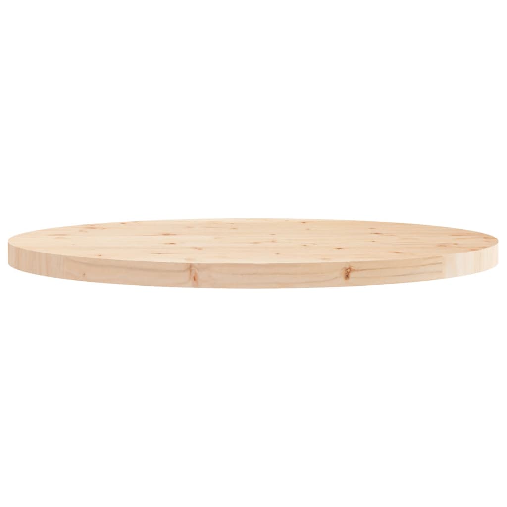 vidaXL Tablero de mesa redondo madera maciza de pino Ø90x3 cm