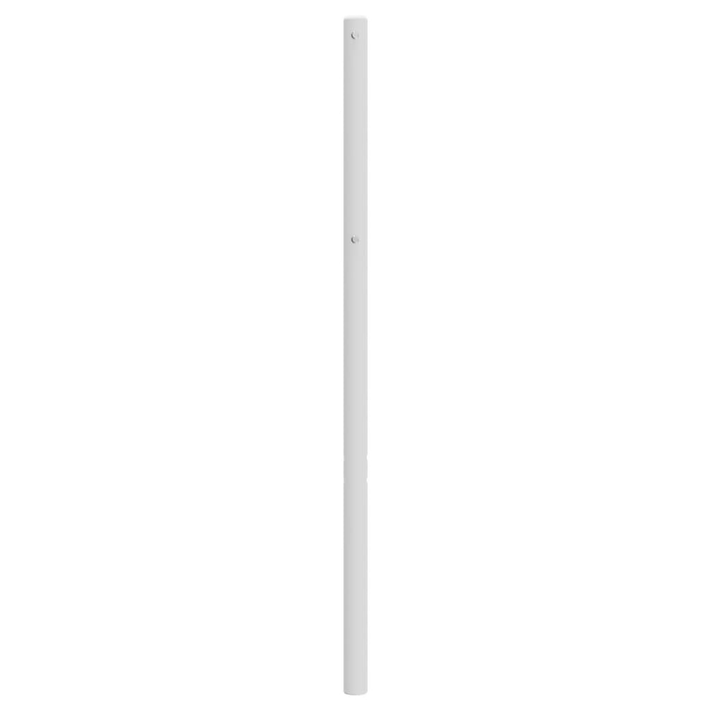 vidaXL Cabecero de metal blanco 180 cm