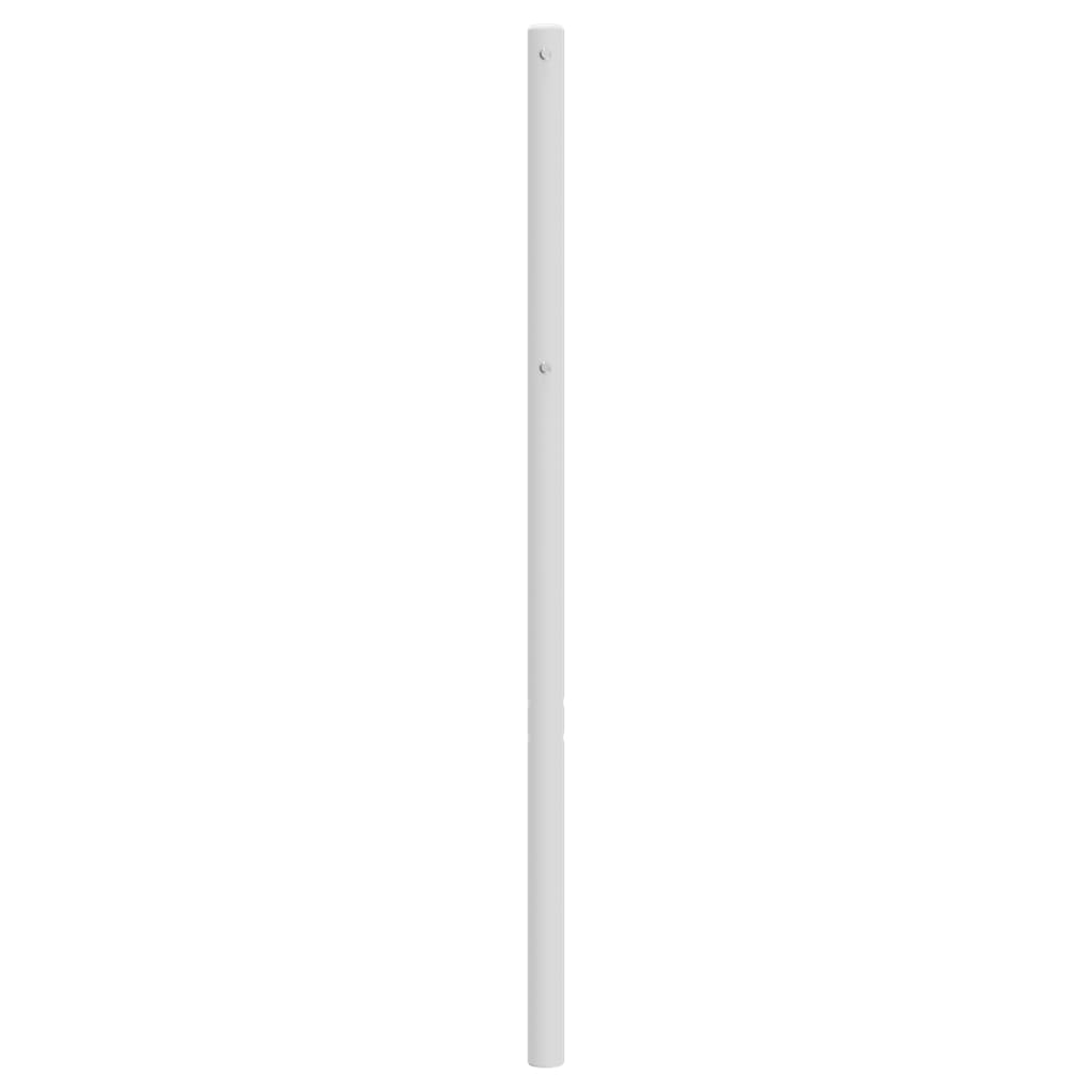 vidaXL Cabecero de metal blanco 200 cm