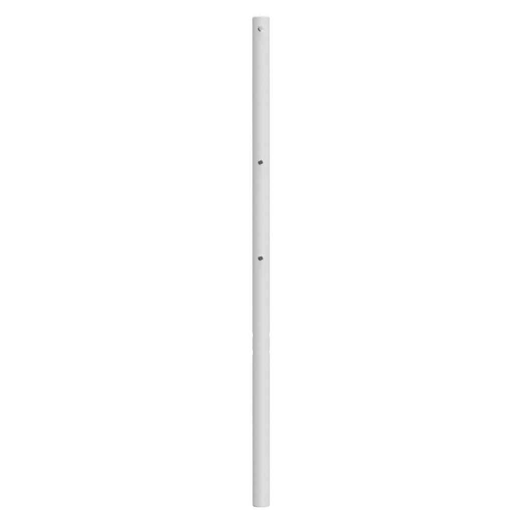 vidaXL Cabecero de metal blanco 75 cm