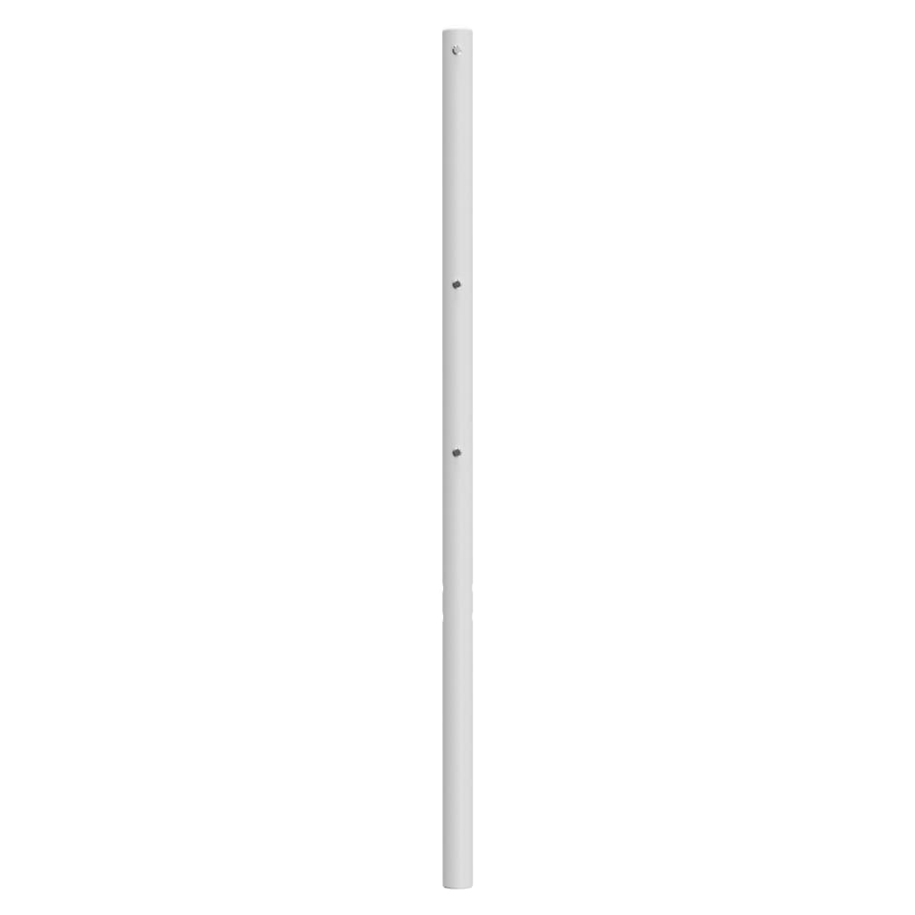 vidaXL Cabecero de metal blanco 90 cm