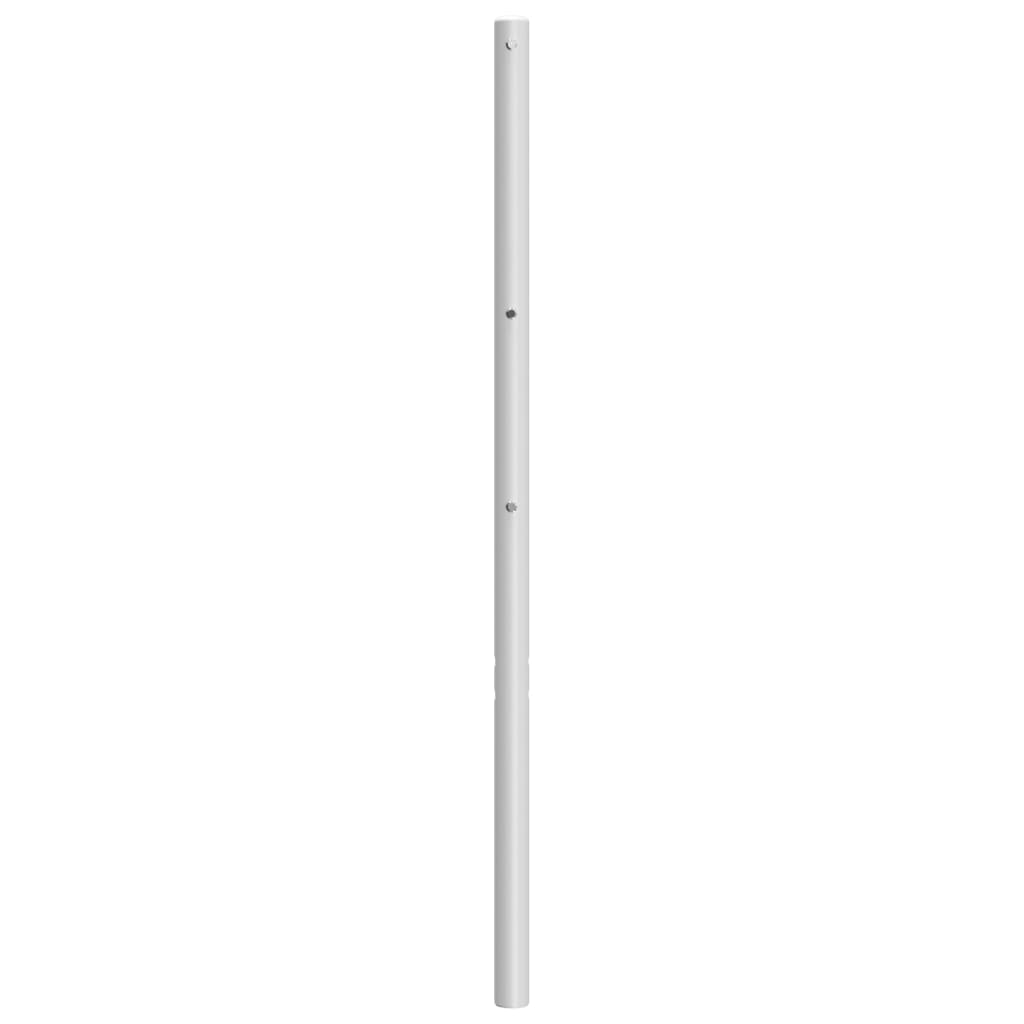 vidaXL Cabecero de metal blanco 160 cm