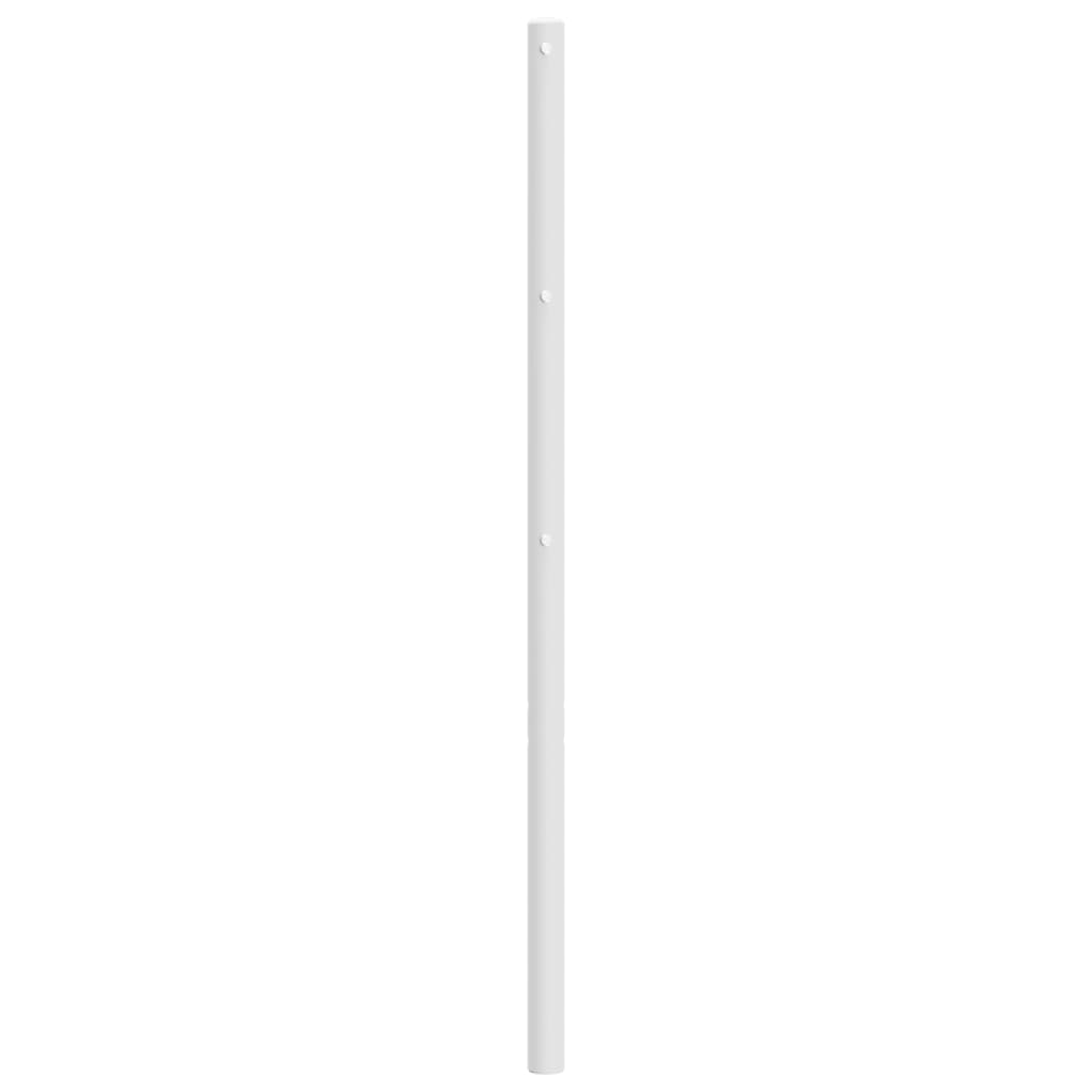 vidaXL Cabecero de metal blanco 107 cm