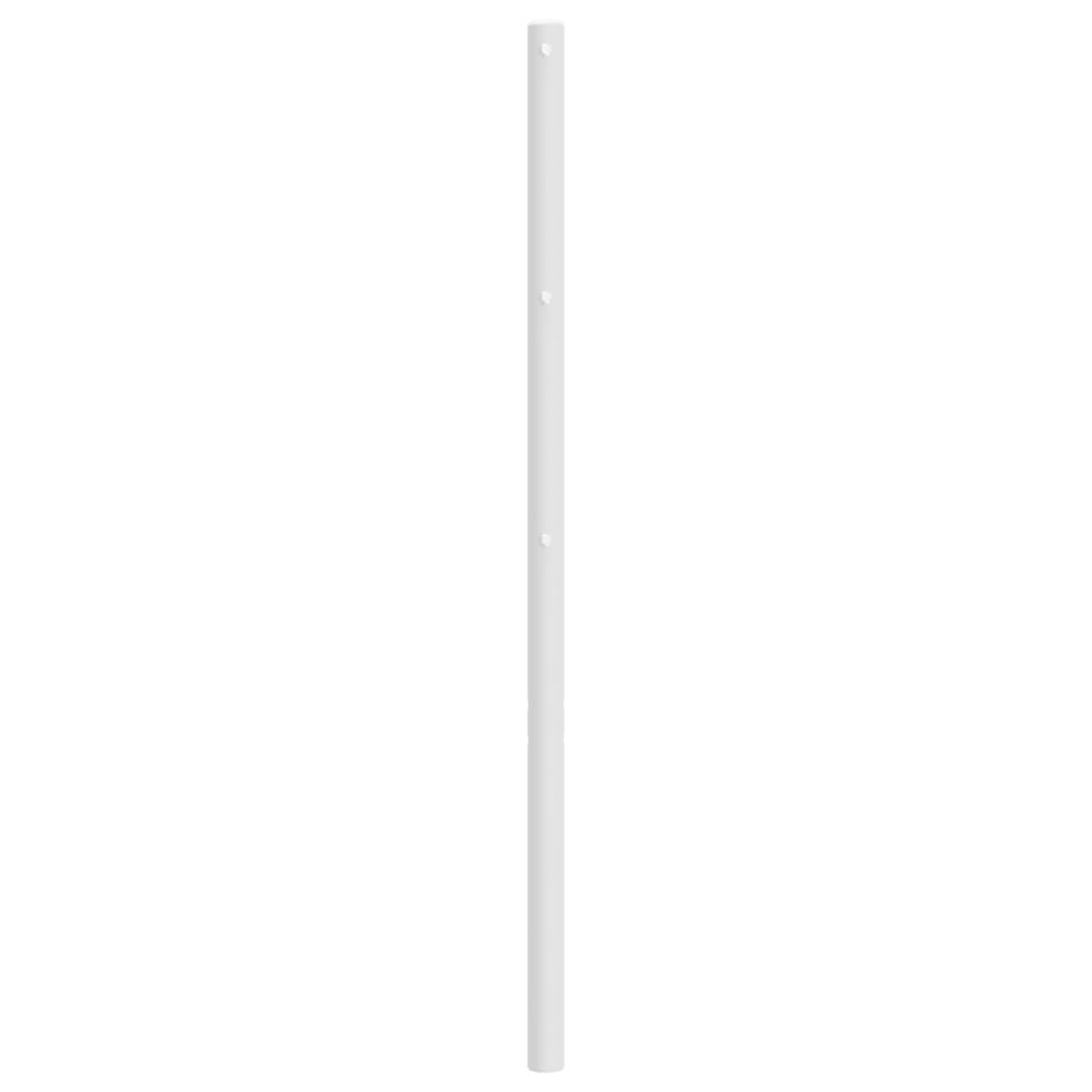 vidaXL Cabecero de metal blanco 193 cm