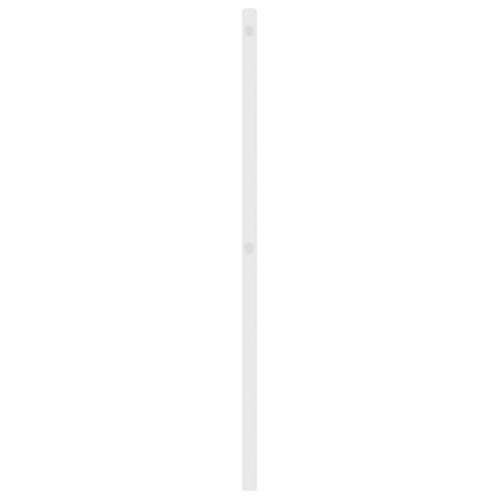 vidaXL Cabecero de metal blanco 180 cm