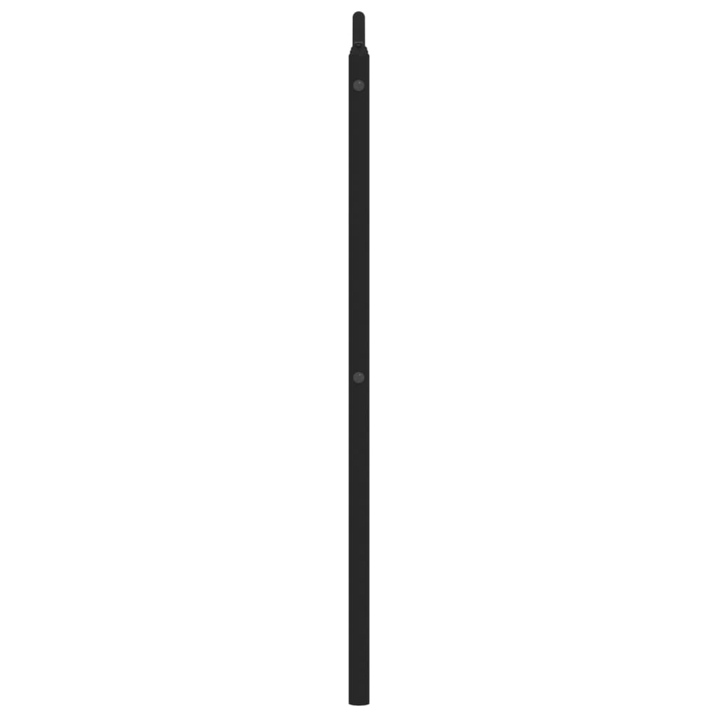 vidaXL Cabecero de metal negro 193 cm