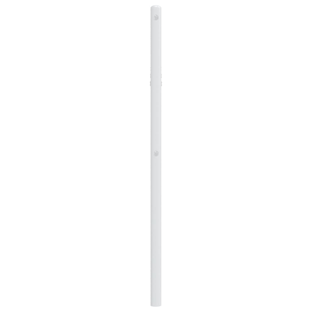 vidaXL Cabecero de metal blanco 75 cm