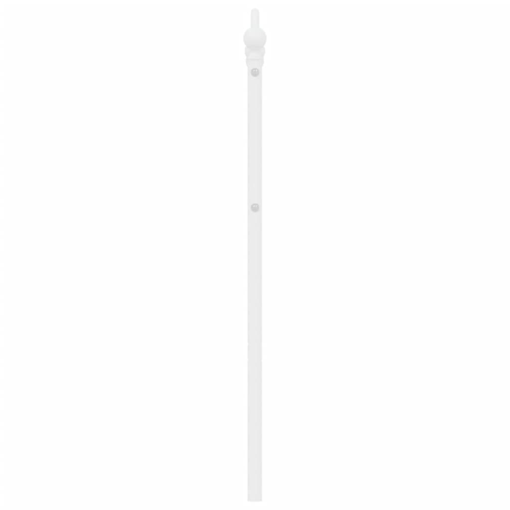 vidaXL Cabecero de metal blanco 150 cm