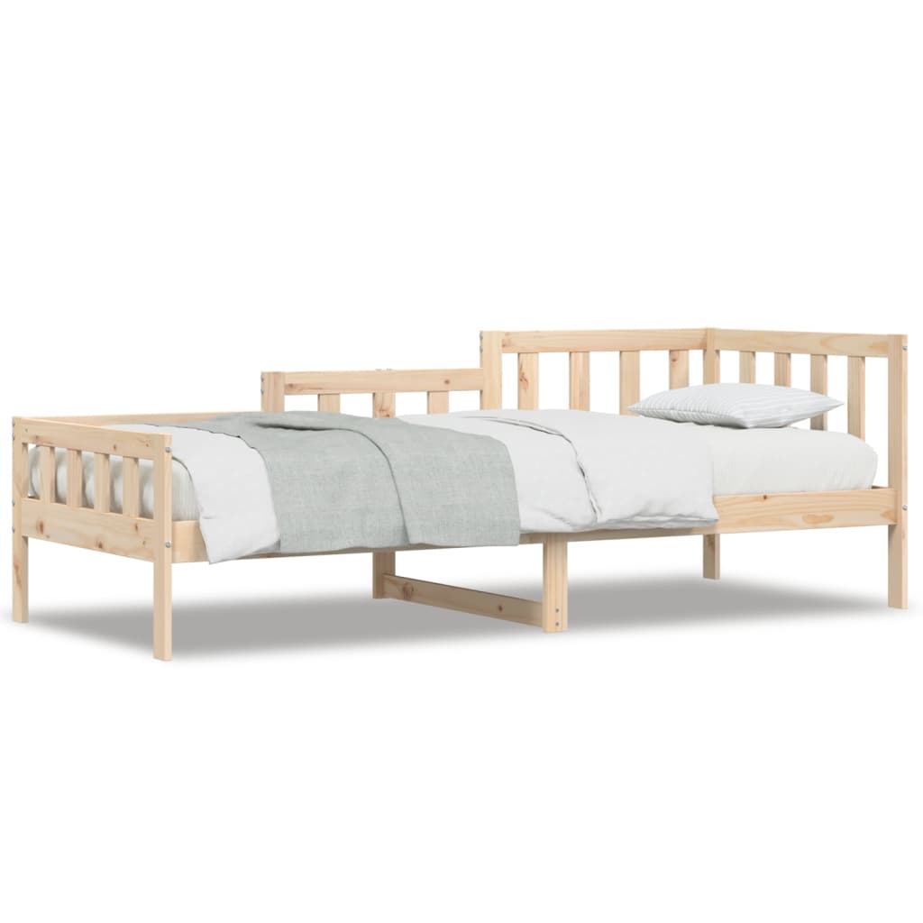 vidaXL Sofá cama sin colchón madera maciza de pino 80x200 cm