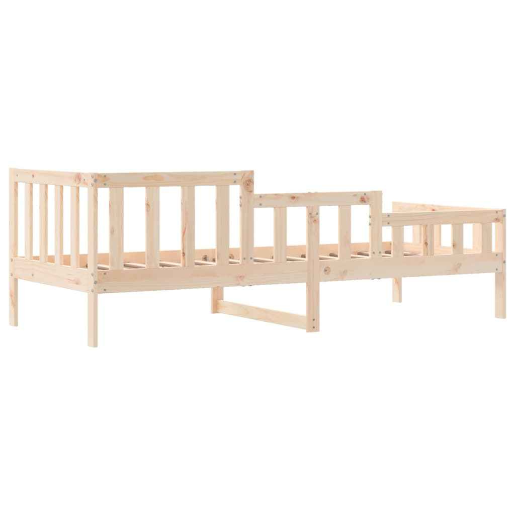 vidaXL Sofá cama sin colchón madera maciza de pino 80x200 cm