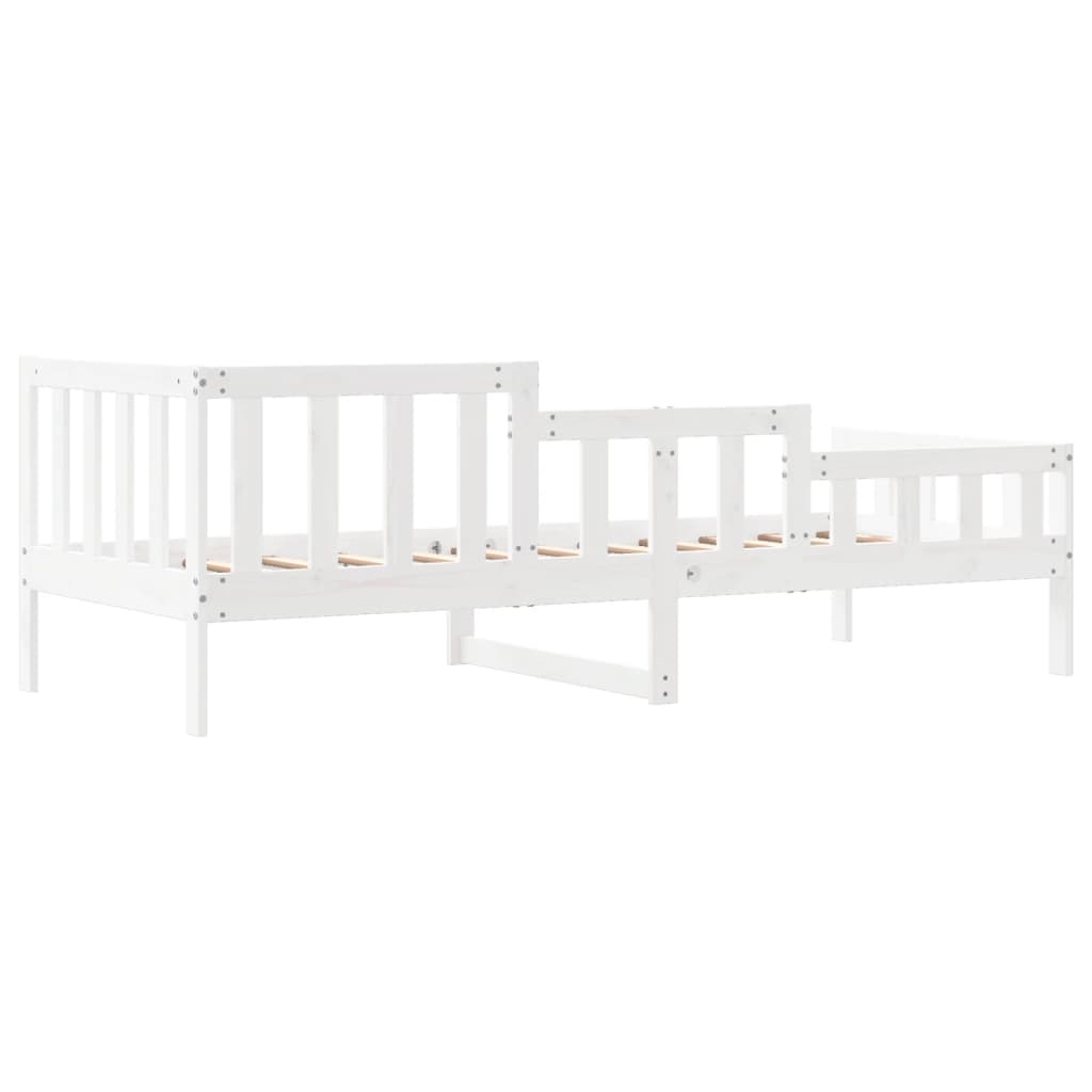 vidaXL Sofá cama sin colchón madera maciza de pino blanco 80x200 cm