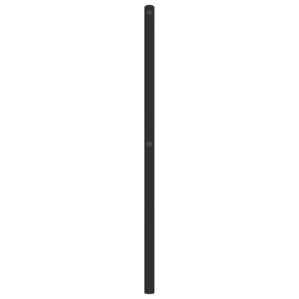 vidaXL Cabecero de metal negro 193 cm