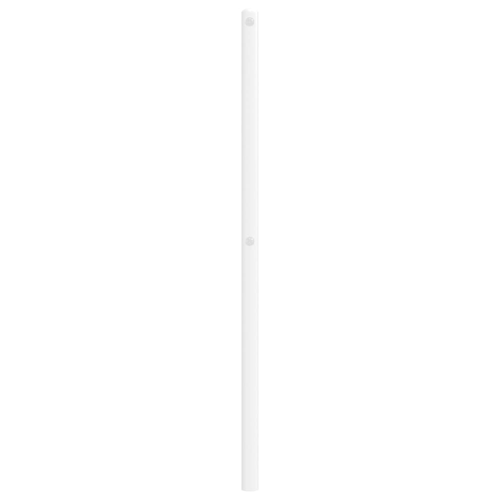 vidaXL Cabecero de metal blanco 120 cm