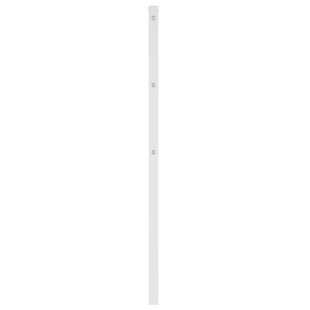 vidaXL Cabecero de metal blanco 75 cm