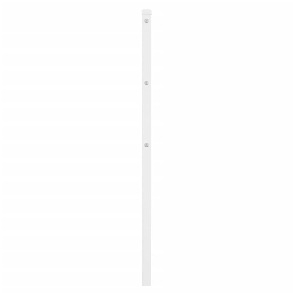 vidaXL Cabecero de metal blanco 90 cm