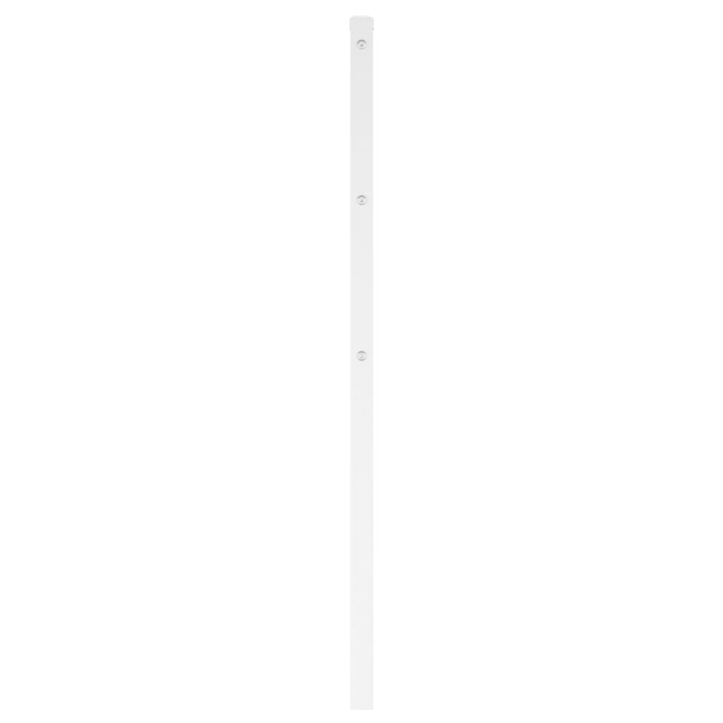 vidaXL Cabecero de metal blanco 160 cm