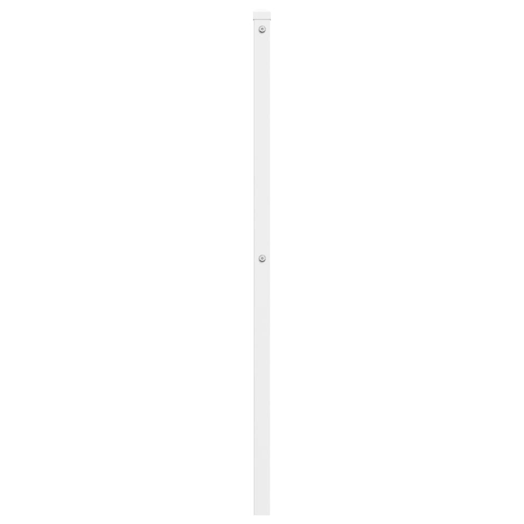 vidaXL Cabecero de metal blanco 75 cm