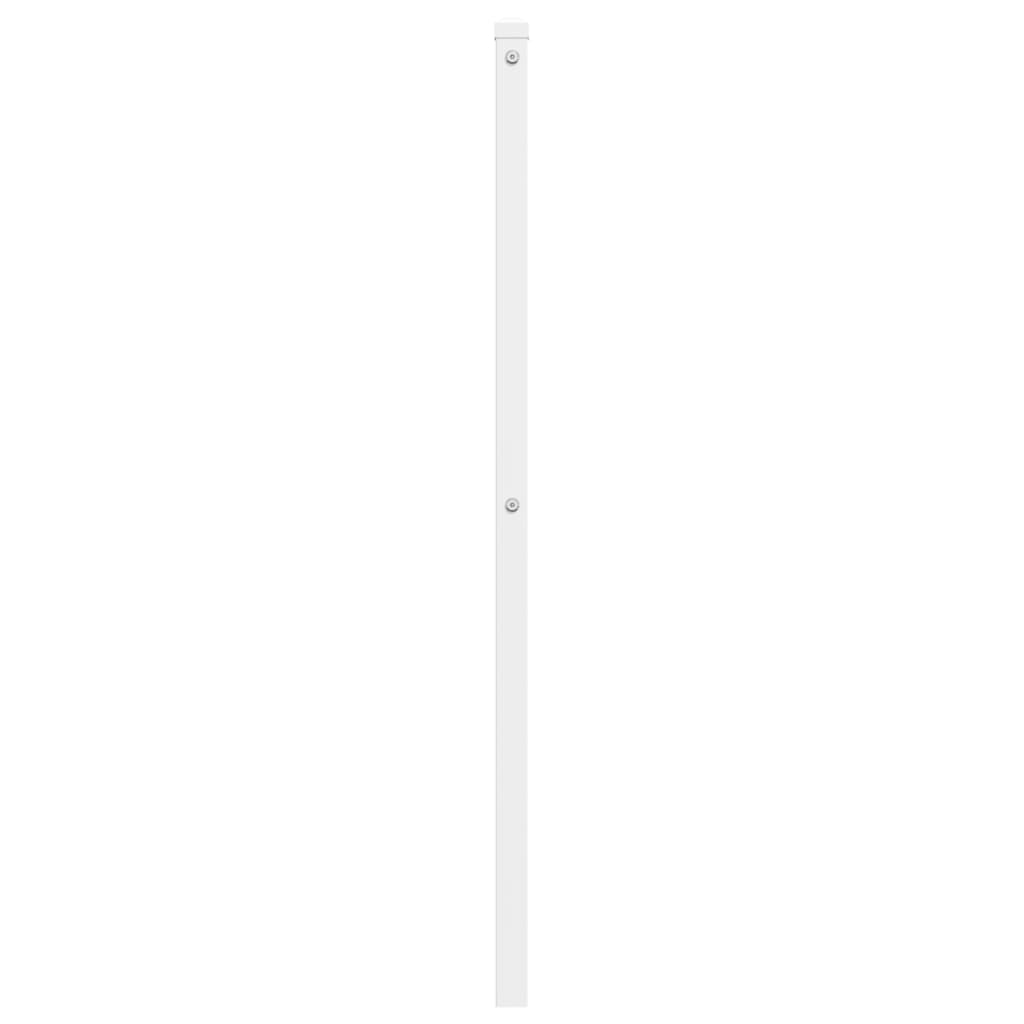 vidaXL Cabecero de metal blanco 120 cm