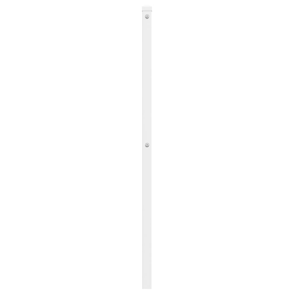 vidaXL Cabecero de metal blanco 140 cm