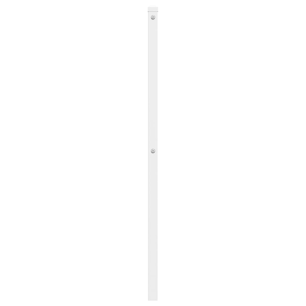 vidaXL Cabecero de metal blanco 180 cm