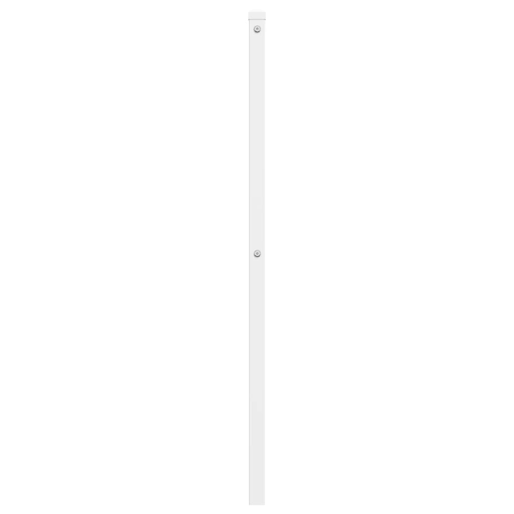 vidaXL Cabecero de metal blanco 200 cm