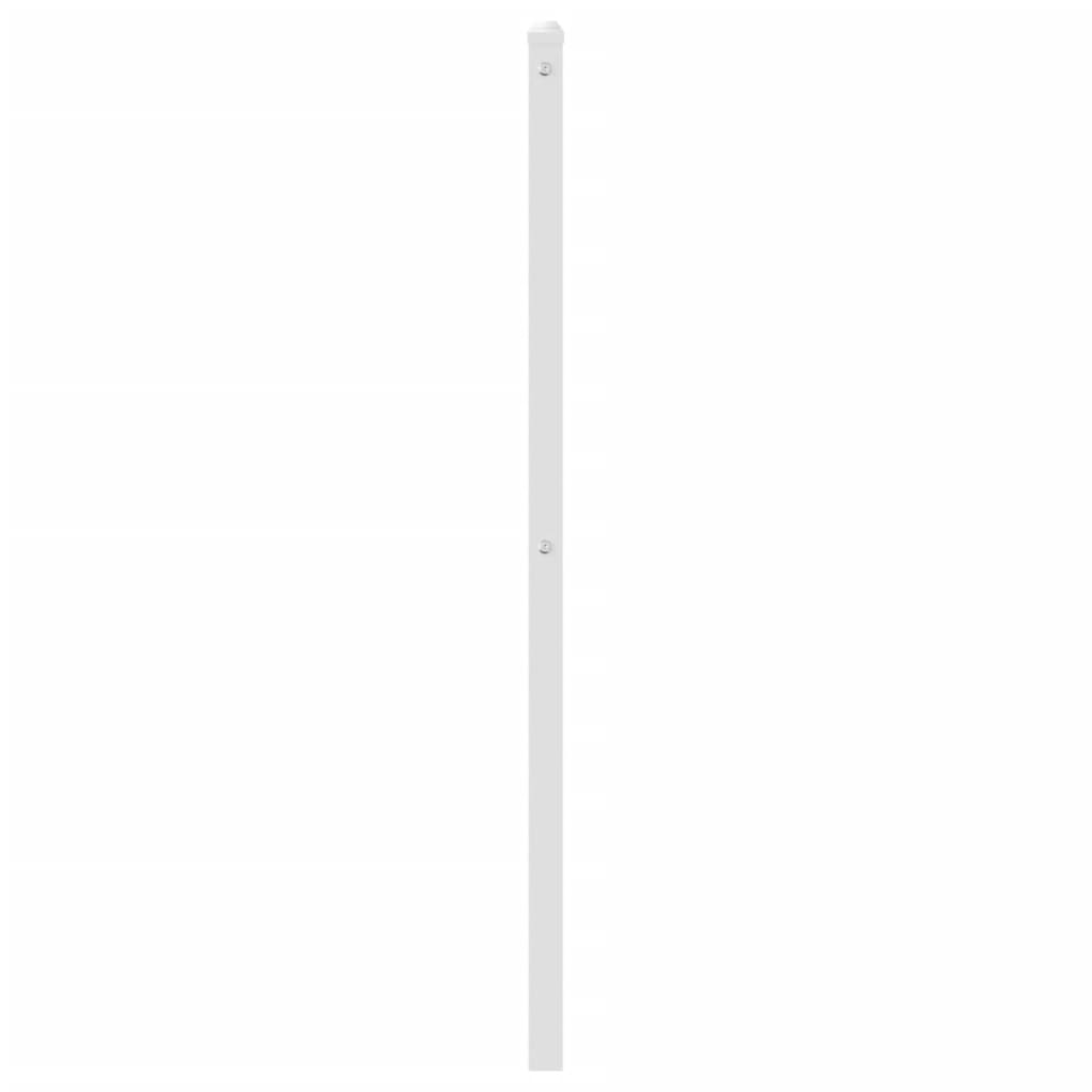 vidaXL Cabecero de metal blanco 75 cm