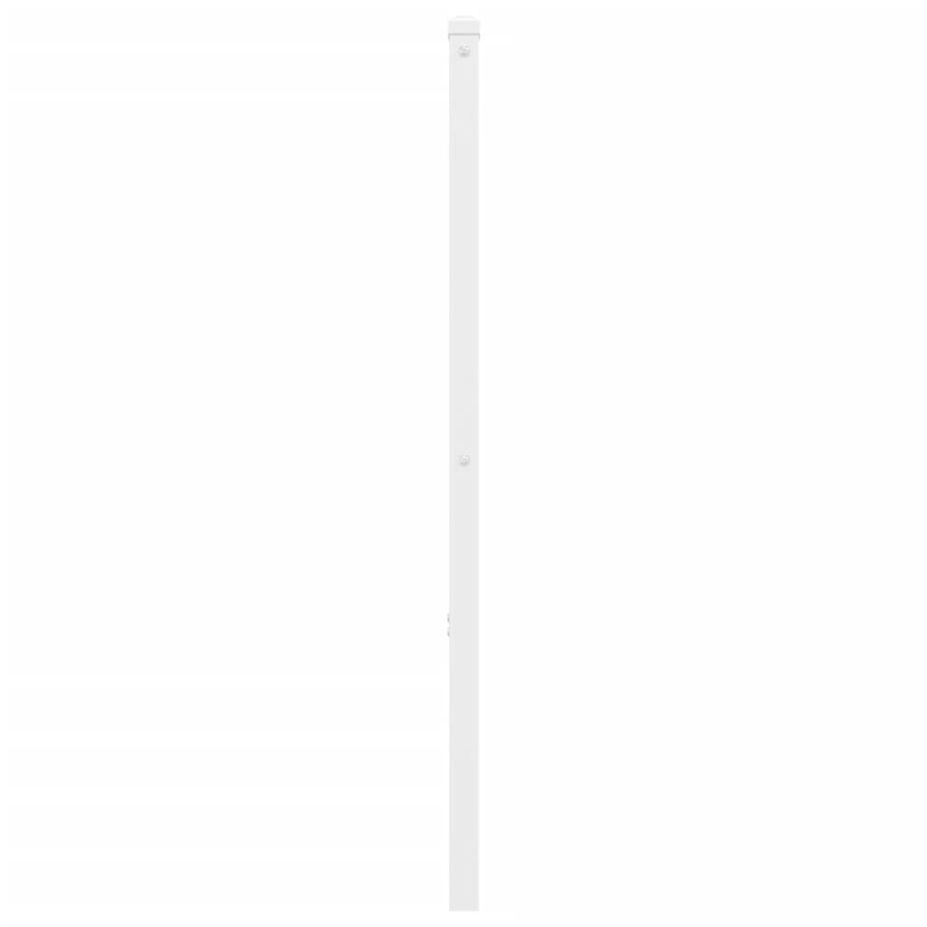 vidaXL Cabecero de metal blanco 200 cm