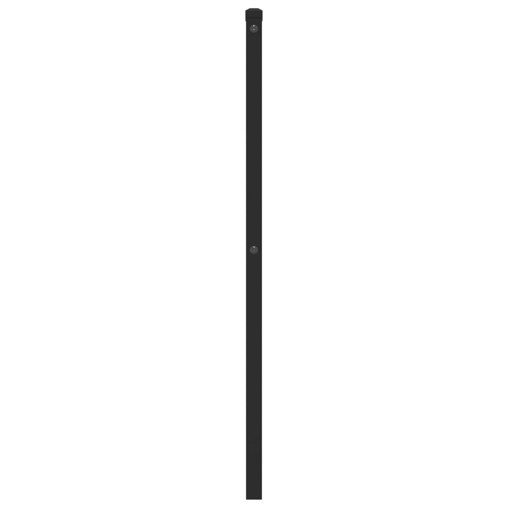 vidaXL Cabecero de metal negro 107 cm