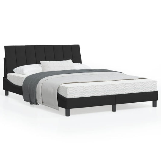 vidaXL Estructura de cama sin colchón terciopelo negro 120x200 cm