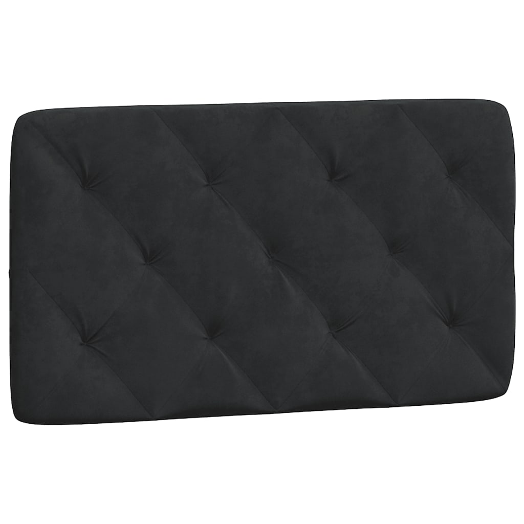 vidaXL Estructura de cama sin colchón terciopelo negro 80x200 cm