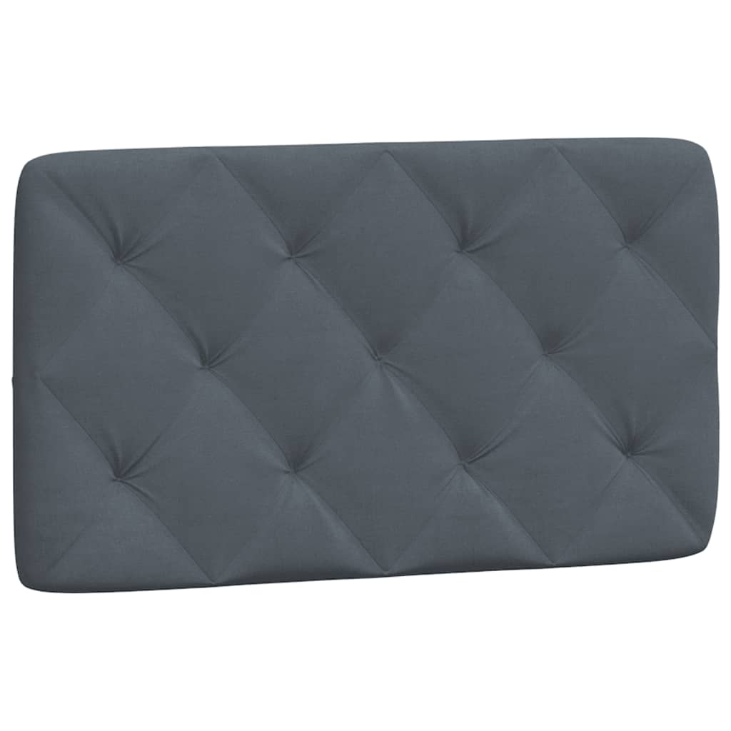 vidaXL Estructura de cama sin colchón terciopelo gris oscuro 90x190 cm