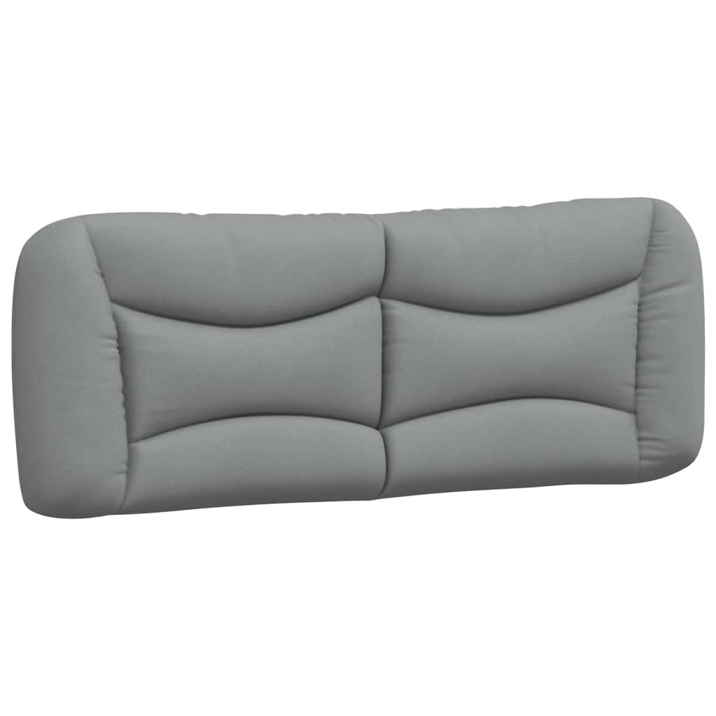 vidaXL Cama con colchón de tela gris claro 180x200 cm